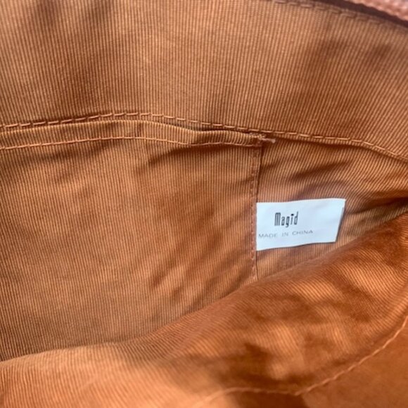 Vintage Wooden Beaded Clutch Brown Boho Y2K Zip Pouch - Picture 4 of 6